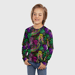 Лонгслив детский Черепки, цвет: 3D-принт — фото 2