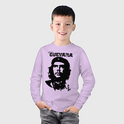 Лонгслив хлопковый детский Che Guevara, цвет: лаванда — фото 2