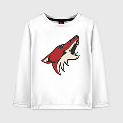 Лонгслив хлопковый детский Phoenix Coyotes, цвет: белый