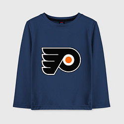 Лонгслив хлопковый детский Philadelphia Flyers, цвет: тёмно-синий