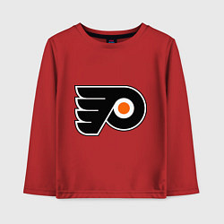 Лонгслив хлопковый детский Philadelphia Flyers, цвет: красный