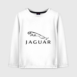 Лонгслив хлопковый детский Jaguar, цвет: белый