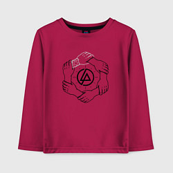 Лонгслив хлопковый детский Linkin Park: Brotherhood, цвет: маджента