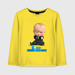 Лонгслив хлопковый детский Boss Baby, цвет: желтый