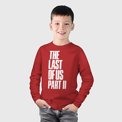 Лонгслив хлопковый детский The Last of Us: Part II, цвет: красный — фото 2