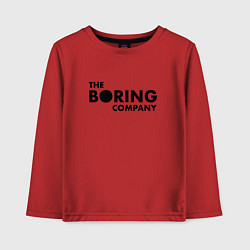 Детский лонгслив The boring company