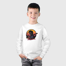 Лонгслив хлопковый детский The BabySitter, цвет: белый — фото 2