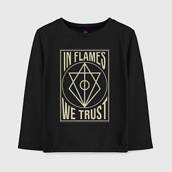 Детский лонгслив In Flames: We Trust