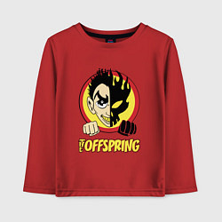 Лонгслив хлопковый детский The Offspring Boy, цвет: красный