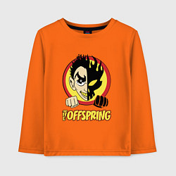 Лонгслив хлопковый детский The Offspring Boy, цвет: оранжевый