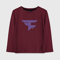 Детский лонгслив Faze Clan Ultraviolet