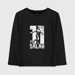 Лонгслив хлопковый детский Salah 11, цвет: черный