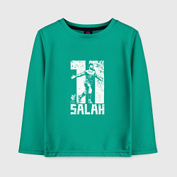 Лонгслив хлопковый детский Salah 11, цвет: зеленый