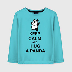 Детский лонгслив Keep Calm & Hug A Panda