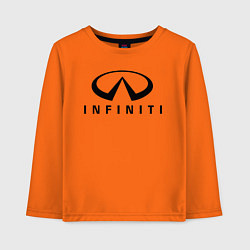 Детский лонгслив Infiniti logo