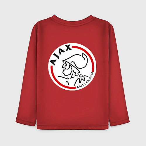 Детский лонгслив Ajax FC / Красный – фото 2