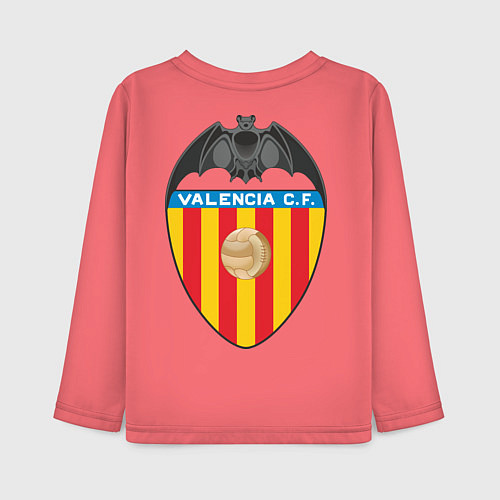 Детский лонгслив Valencia CF / Коралловый – фото 2