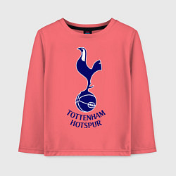 Лонгслив хлопковый детский Tottenham FC, цвет: коралловый