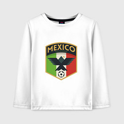 Лонгслив хлопковый детский Mexico Football, цвет: белый