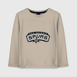 Лонгслив хлопковый детский San Antonio, цвет: миндальный