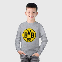 Лонгслив хлопковый детский BVB 09, цвет: меланж — фото 2