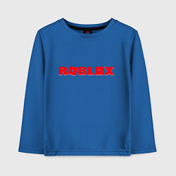 Лонгслив хлопковый детский Roblox Logo, цвет: синий