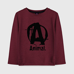 Детский лонгслив Animal Logo