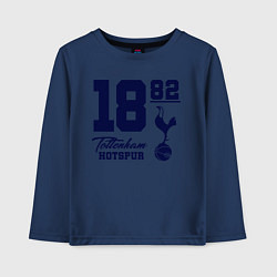 Лонгслив хлопковый детский FC Tottenham 1882, цвет: тёмно-синий