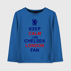 Детский лонгслив Keep Calm & Chelsea London fan