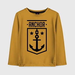 Детский лонгслив Anchor Shield