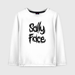 Лонгслив хлопковый детский SALLY FACE, цвет: белый