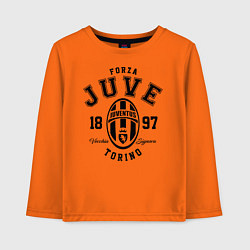 Лонгслив хлопковый детский Forza Juve 1897: Torino, цвет: оранжевый