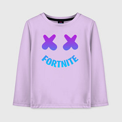 Лонгслив хлопковый детский FORTNITE x MARSHMELLO, цвет: лаванда