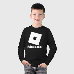 Лонгслив хлопковый детский ROBLOX, цвет: черный — фото 2