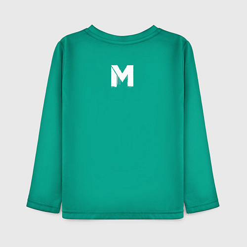 Детский лонгслив METRO EXODUS НА СПИНЕ / Зеленый – фото 2