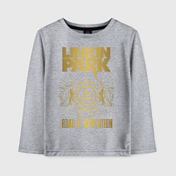 Лонгслив хлопковый детский Linkin Park: Road to Revolution, цвет: меланж