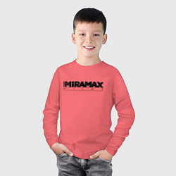 Лонгслив хлопковый детский Miramax Film, цвет: коралловый — фото 2