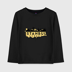 Лонгслив хлопковый детский Стамбул - Турция, цвет: черный
