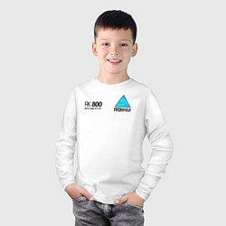 Лонгслив хлопковый детский RK800 CONNOR, цвет: белый — фото 2
