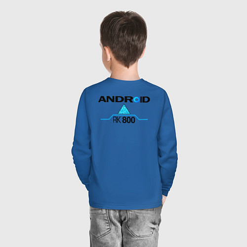 Детский лонгслив RK800 CONNOR / Синий – фото 4