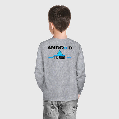 Детский лонгслив RK800 CONNOR / Меланж – фото 4