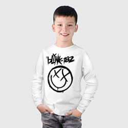 Лонгслив хлопковый детский BLINK-182, цвет: белый — фото 2