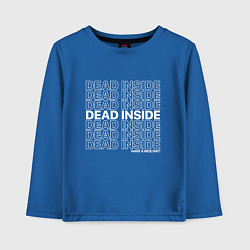 Детский лонгслив Dead inside