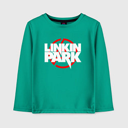 Лонгслив хлопковый детский LINKIN PARK, цвет: зеленый