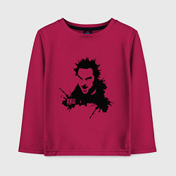Лонгслив хлопковый детский Король и шут, цвет: маджента
