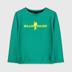Лонгслив хлопковый детский BILLIE EILISH: Black Fashion, цвет: зеленый
