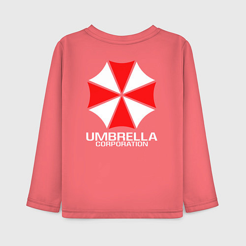 Детский лонгслив UMBRELLA CORP / Коралловый – фото 2