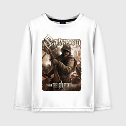 Лонгслив хлопковый детский Sabaton The Last stand, цвет: белый