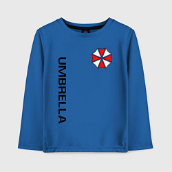 Лонгслив хлопковый детский UMBRELLA CORP, цвет: синий