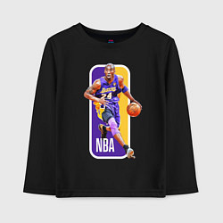 Лонгслив хлопковый детский NBA Kobe Bryant, цвет: черный